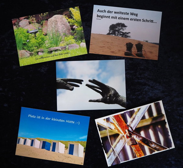 Postkartenserie "Begegnungen"