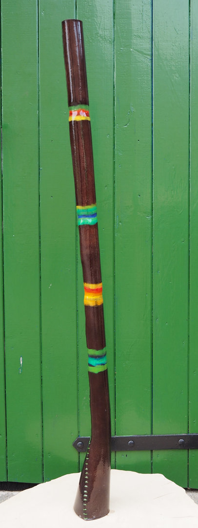 Leder-Didgeridoo "Ringel"