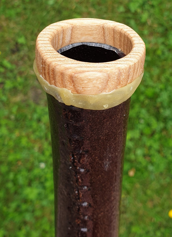 Leder-Didgeridoo "Ranke"