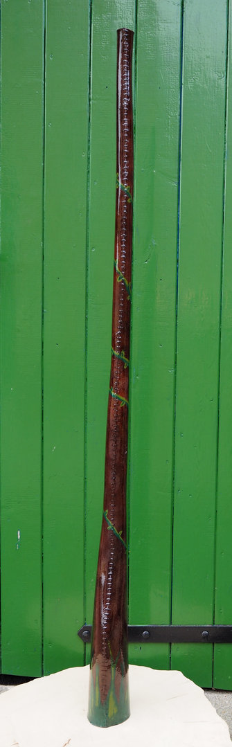 Leder-Didgeridoo "Ranke"